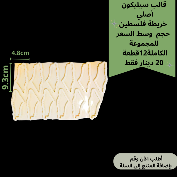 12 قطعة فلسطين وسط